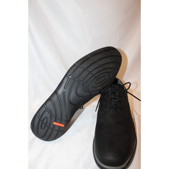 Rockport Men's Garett Plain Toe Oxford Shoes BLACK NIB SZ 15 - Picture 5 of 6